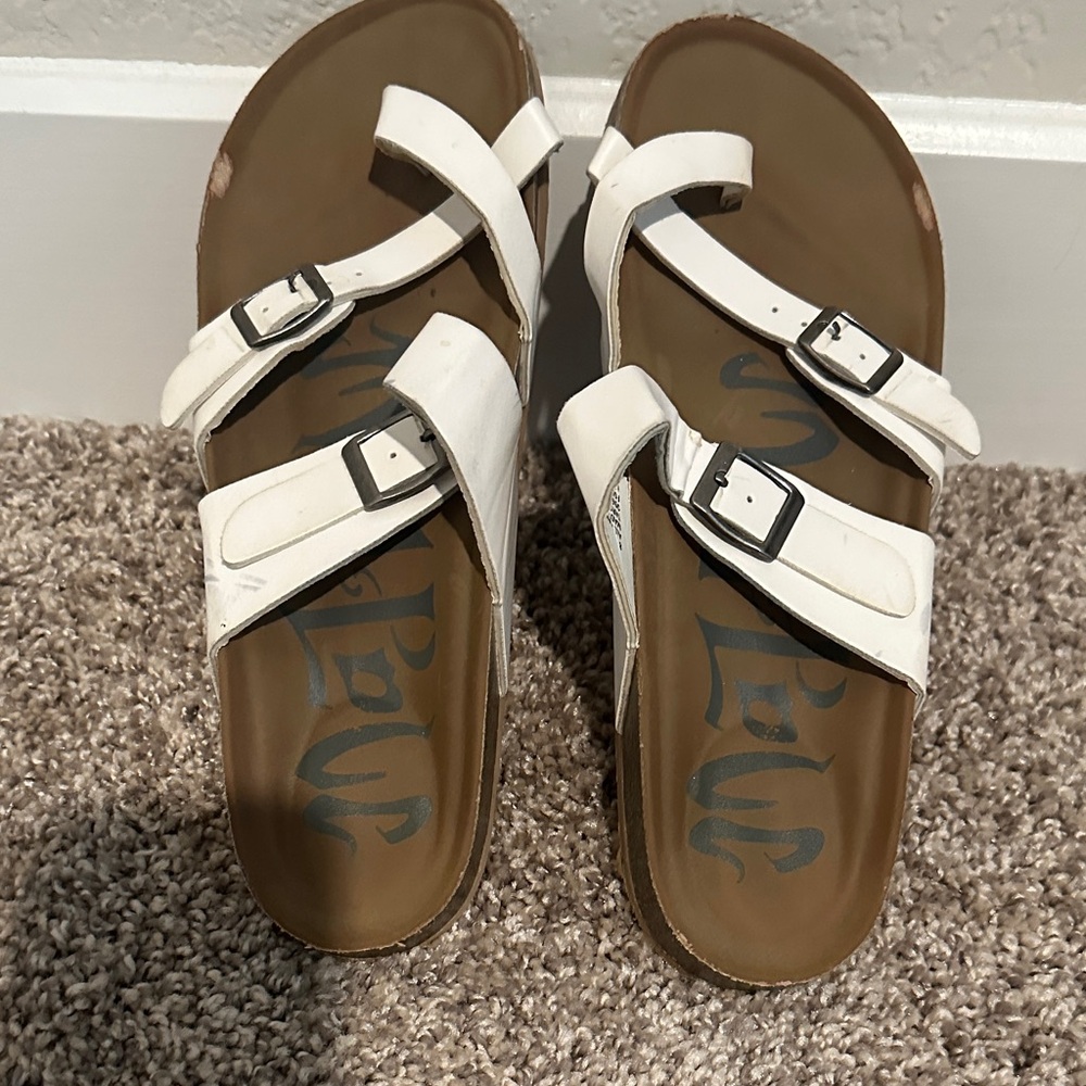 White Strappy Sandals